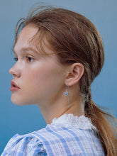 Blue Stars Tasseled Eardrop